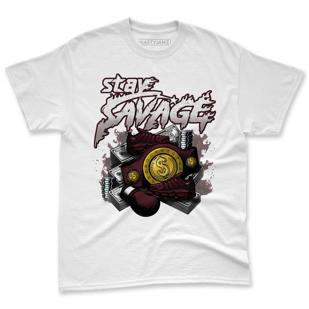 VaporMax-Night-Maron-Burgundy-NastyJamz-Premium-T-Shirt-Match-Stay-Savage