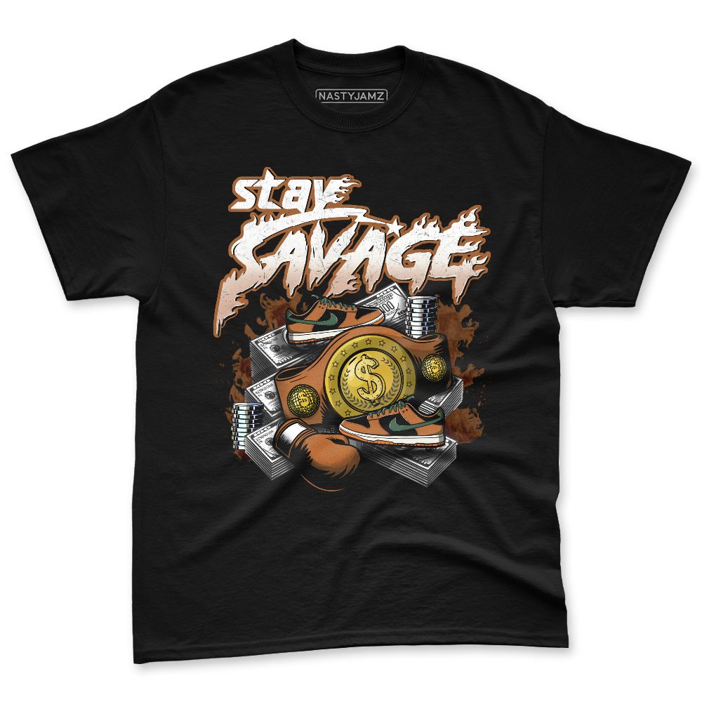 Dunk-Low-Ceramic-NastyJamz-Premium-T-Shirt-Match-Stay-Savage
