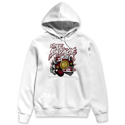 White-Team-Red-1s-NastyJamz-Hoodie-Match-Stay-Savage