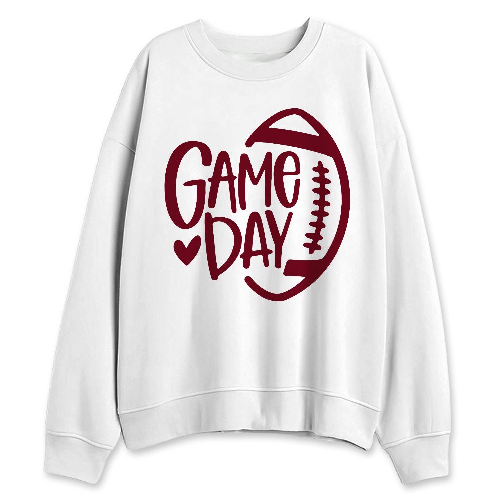 White-Team-Red-1s-NastyJamz-Sweatshirt-Match-Game-Day-Football