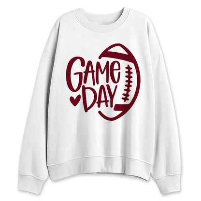 White-Team-Red-1s-NastyJamz-Sweatshirt-Match-Game-Day-Football