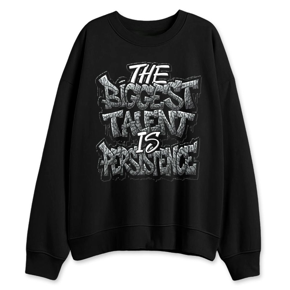 Black-Cat-3s-NastyJamz-Sweatshirt-Match-Persistence-Is-Talent