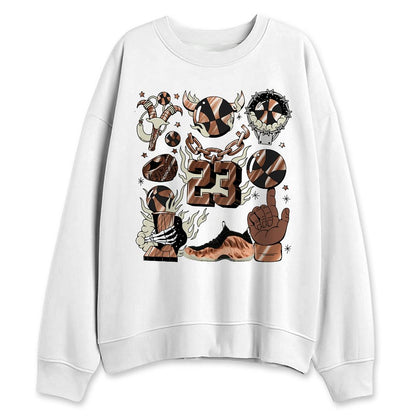 Air-Foamposite-One-Copper-NastyJamz-Sweatshirt-Match-Neclaces-Number-23