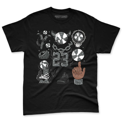 Black-Cat-3s-NastyJamz-Premium-T-Shirt-Match-Neclaces-Number-23