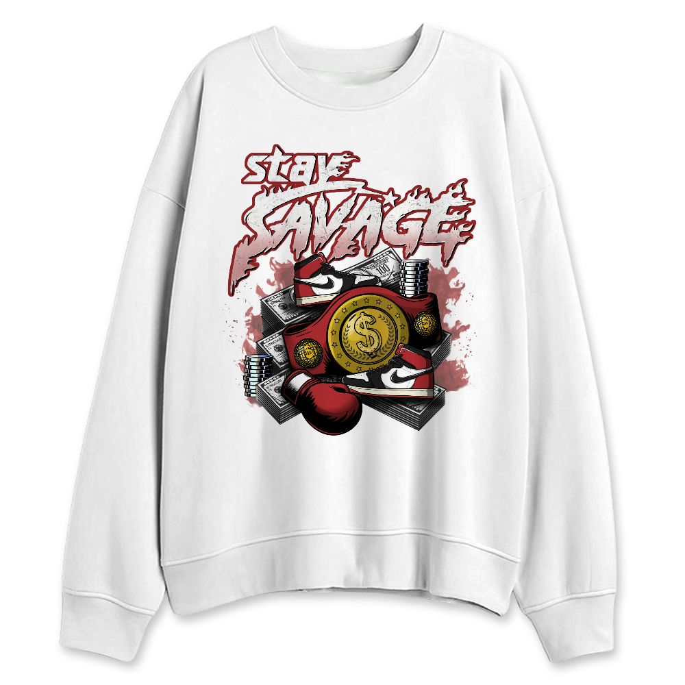 Black-Toe-Reimagined-1s-NastyJamz-Sweatshirt-Match-Stay-Savage