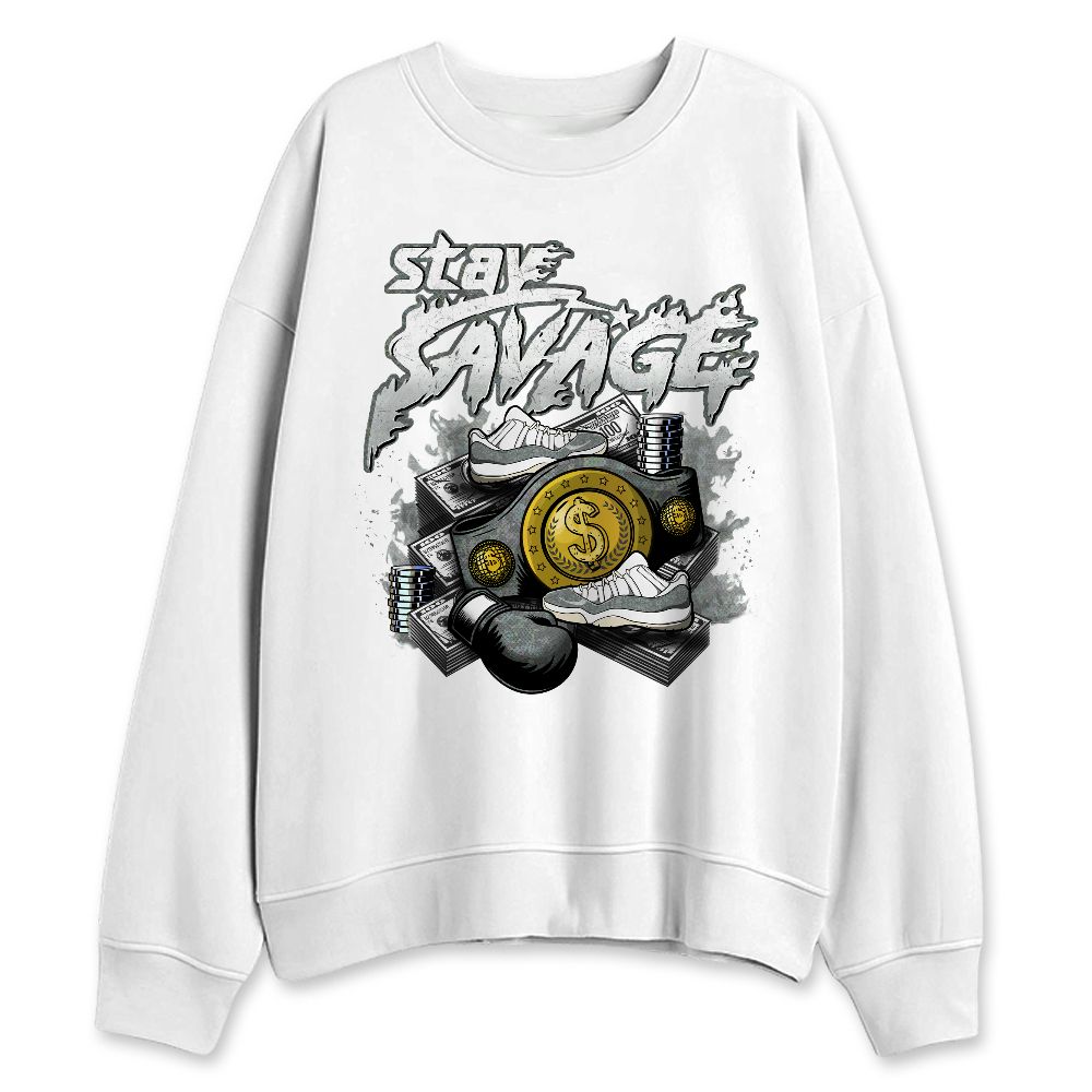 Year-Of-The-Snake-11s-NastyJamz-Sweatshirt-Match-Stay-Savage