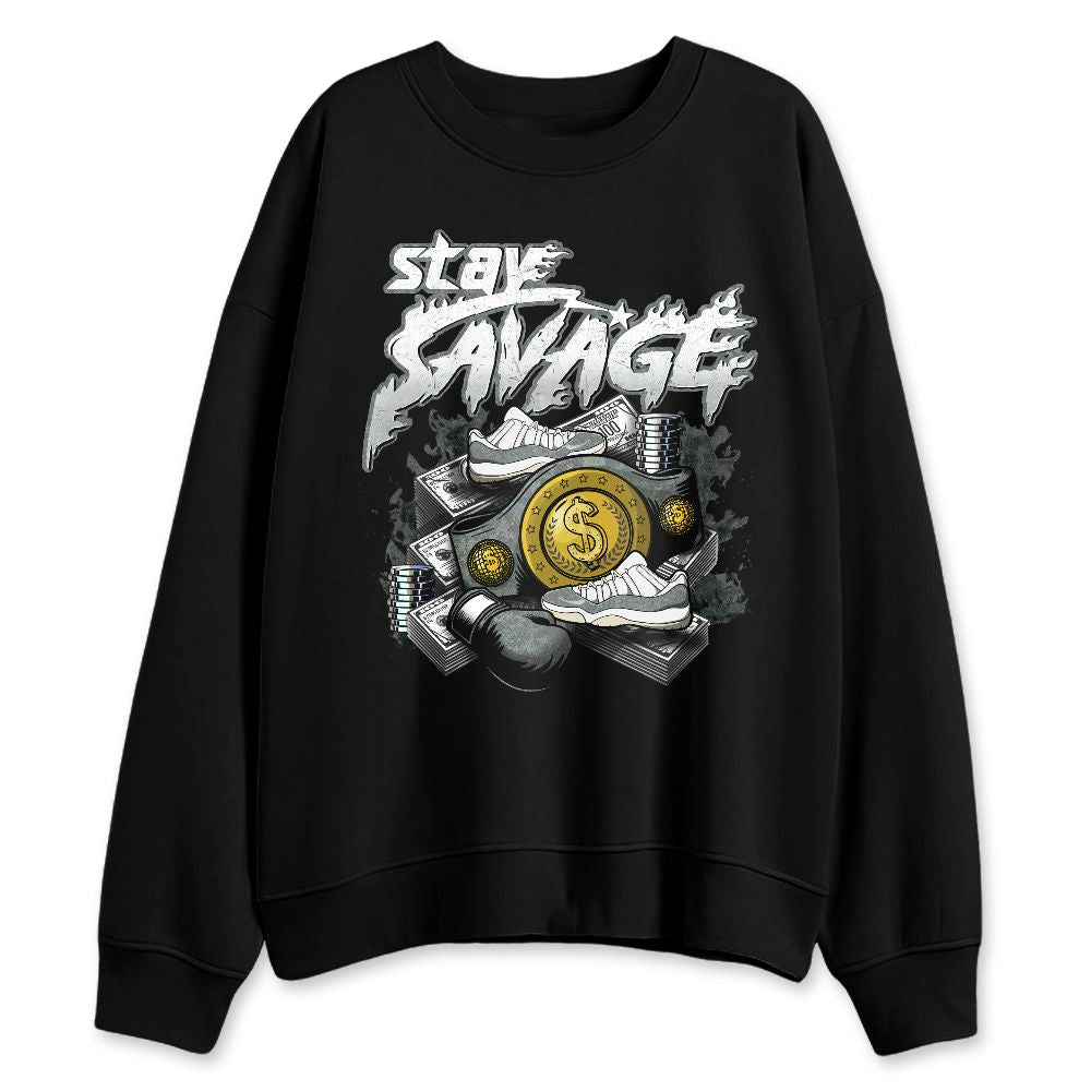 Year-Of-The-Snake-11s-NastyJamz-Sweatshirt-Match-Stay-Savage