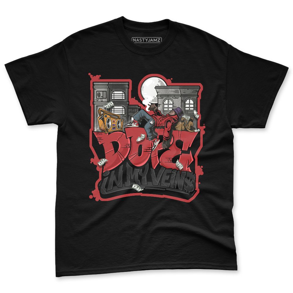 Black-Toe-Reimagined-1s-NastyJamz-Premium-T-Shirt-Match-Dope-In-Veins