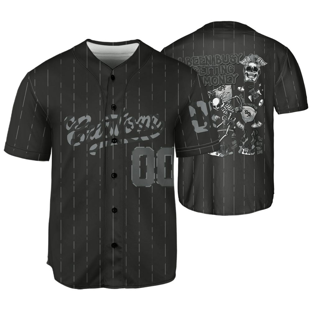 Black-Cat-3s-NastyJamz-Jersey-Custom-Match-Busy-Getting-Money-Skull