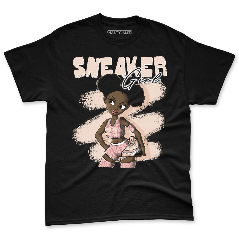 WMNS-Treat-Yourself-3s-NastyJamz-Premium-T-Shirt-Match-Black-Sneaker-Girl