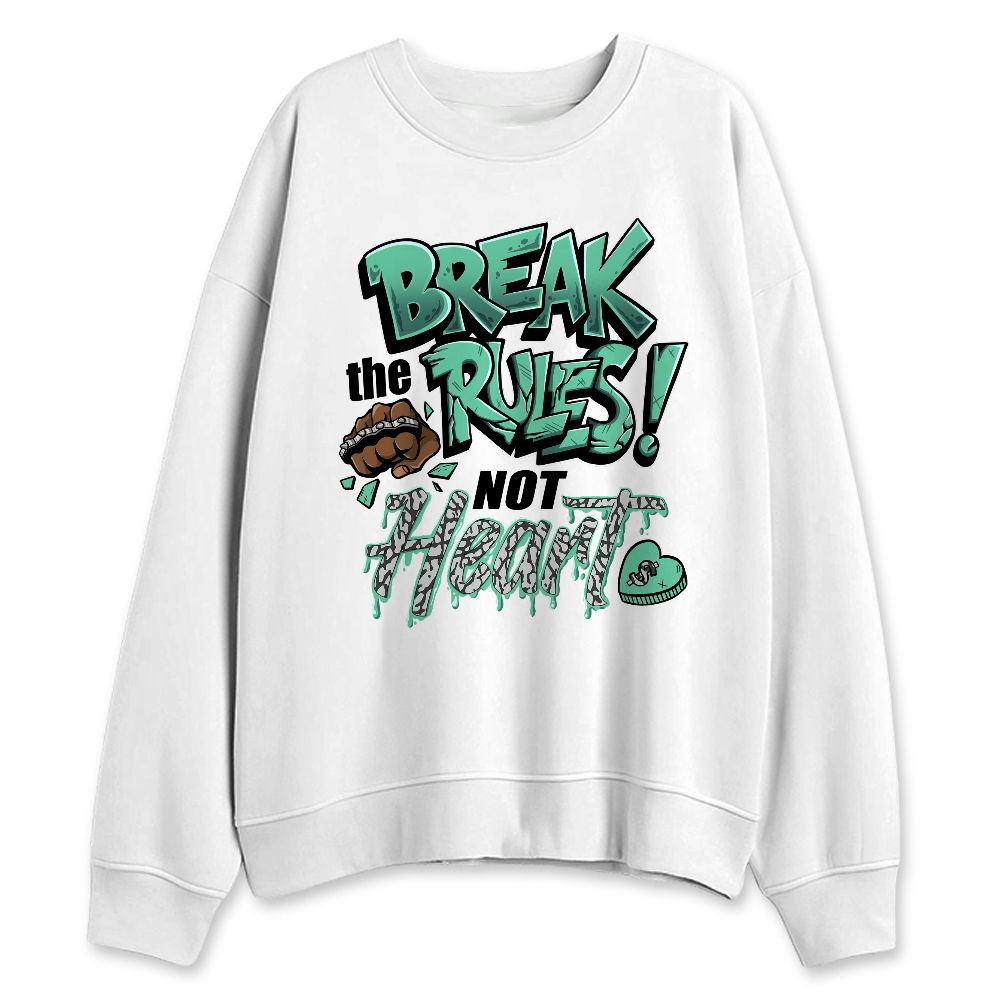 Green-Glow-3s-NastyJamz-Sweatshirt-Match-Break-Rules-Not-Heart