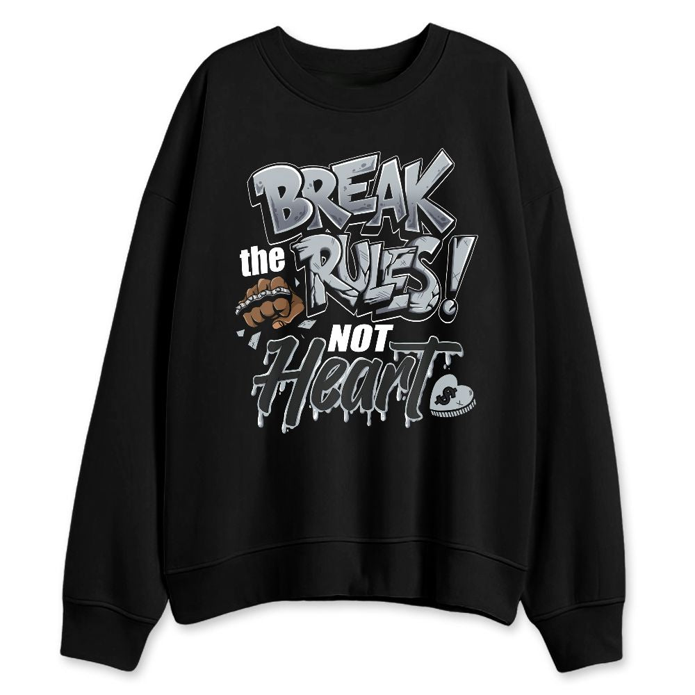 Wolf-Grey-12s-NastyJamz-Sweatshirt-Match-Break-Rules-Not-Heart