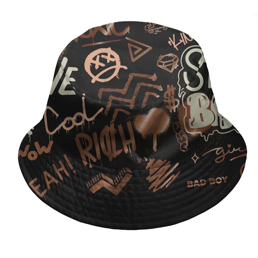 Air-Foamposite-One-Copper-NastyJamz-Bucket-Hat-Match-Graffiti-King-3D-All-Over-Print-Doodle-Style