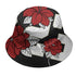 Black-Toe-Reimagined-1s-NastyJamz-Bucket-Hat-Match-23-Floral-3D-All-Over-Print-Flower
