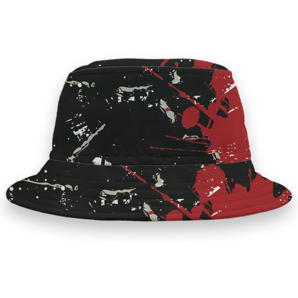 Black-Toe-Reimagined-1s-NastyJamz-Bucket-Hat-Match-Hustle-Move-In-Silence-3D-All-Over-Print