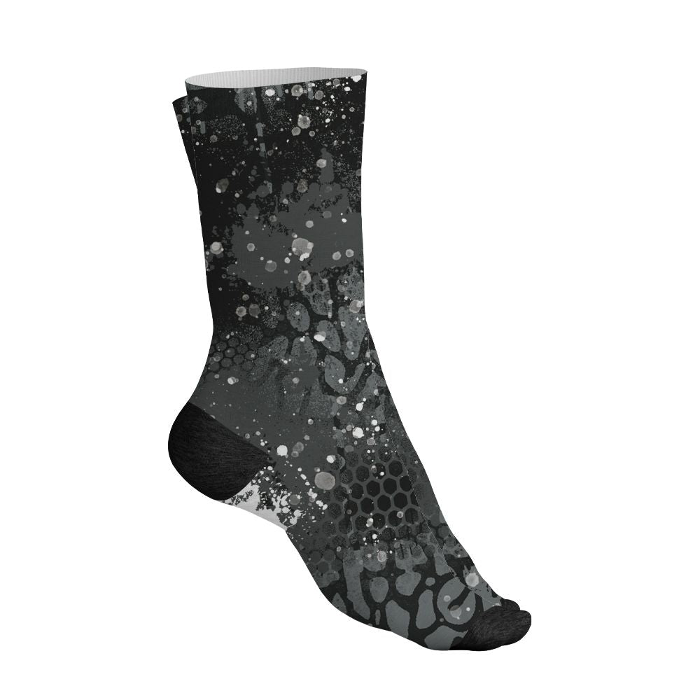 Black-Cat-3s-NastyJamz-Socks-Match-23-Painted-Graffiti