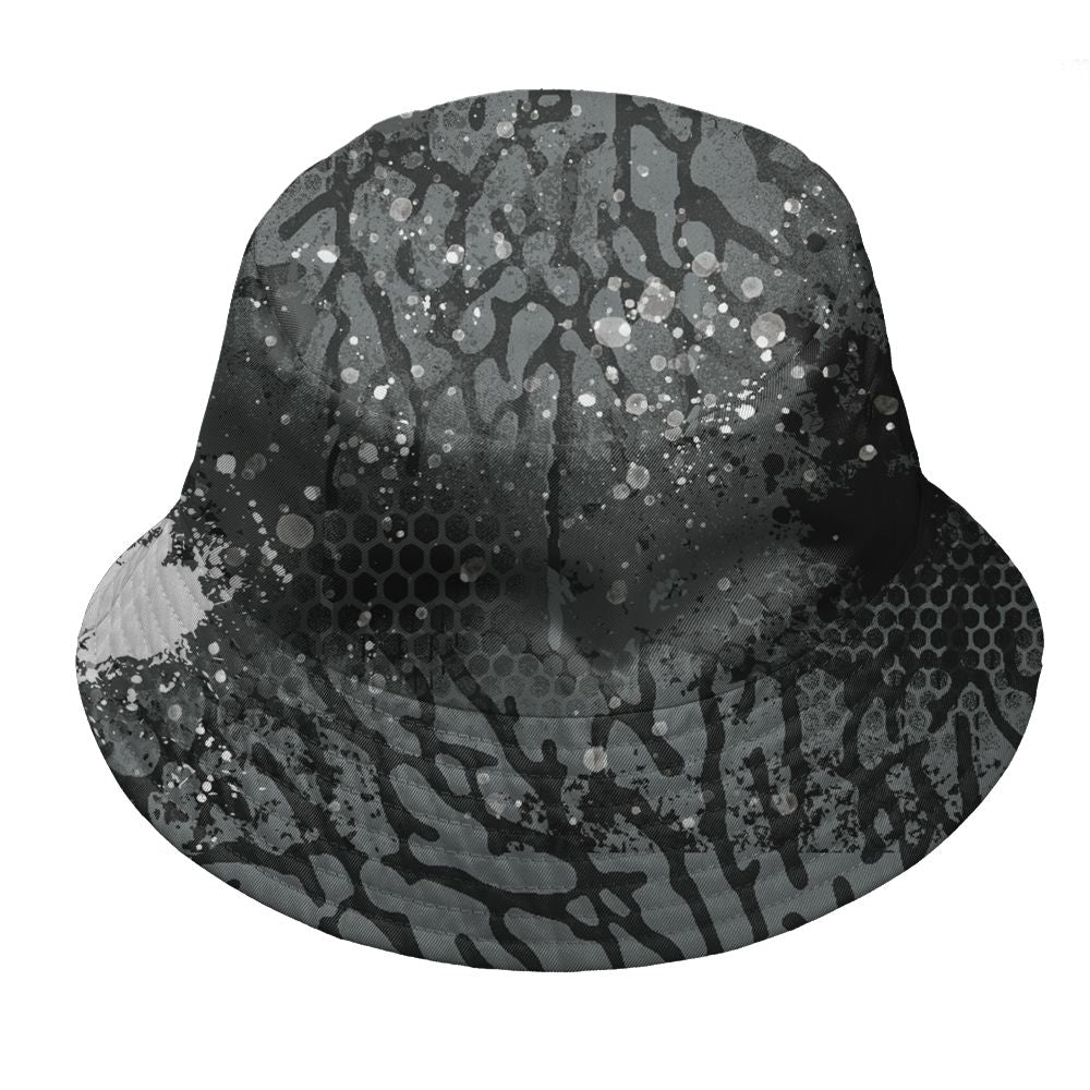 Black-Cat-3s-NastyJamz-Bucket-Hat-Match-23-Painted-Graffiti