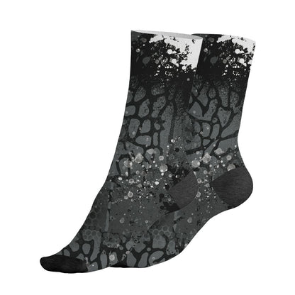 Black-Cat-3s-NastyJamz-Socks-Match-23-Painted-Graffiti