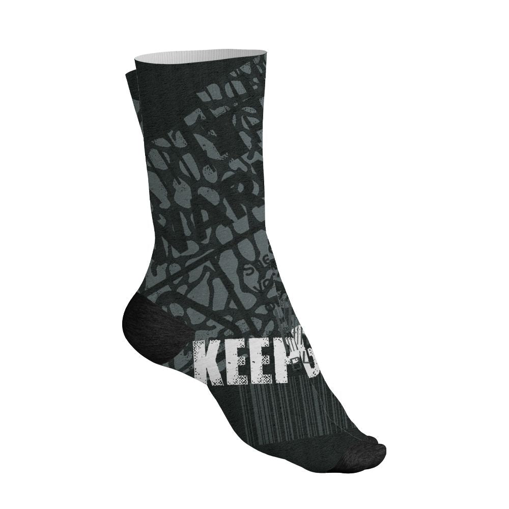 Black-Cat-3s-NastyJamz-Socks-Match-Sneaker-Addict-All-Over-Print-Warning