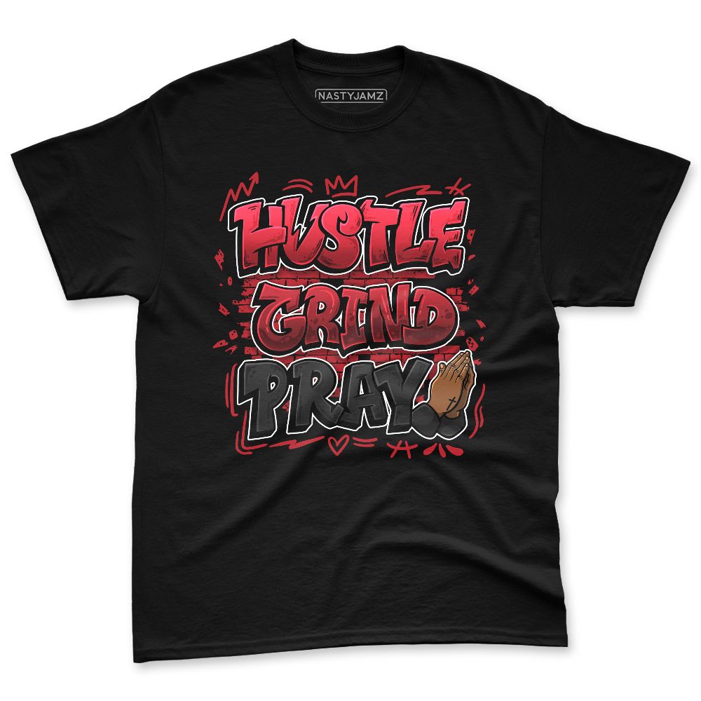 Flu-Game-12s-NastyJamz-Red-Black-White-Premium-T-Shirt-Match-Hustle-Grind-Pray