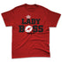 Flu-Game-12s-NastyJamz-Red-Black-White-Premium-T-Shirt-Match-Lady-Boss