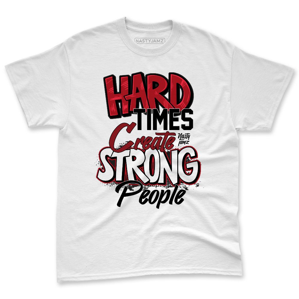 Flu-Game-12s-NastyJamz-Red-Black-White-Premium-T-Shirt-Match-Hard-Times