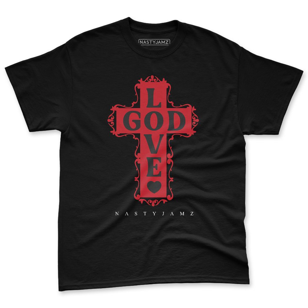 Flu-Game-12s-NastyJamz-Red-Black-White-Premium-T-Shirt-Match-God-Love