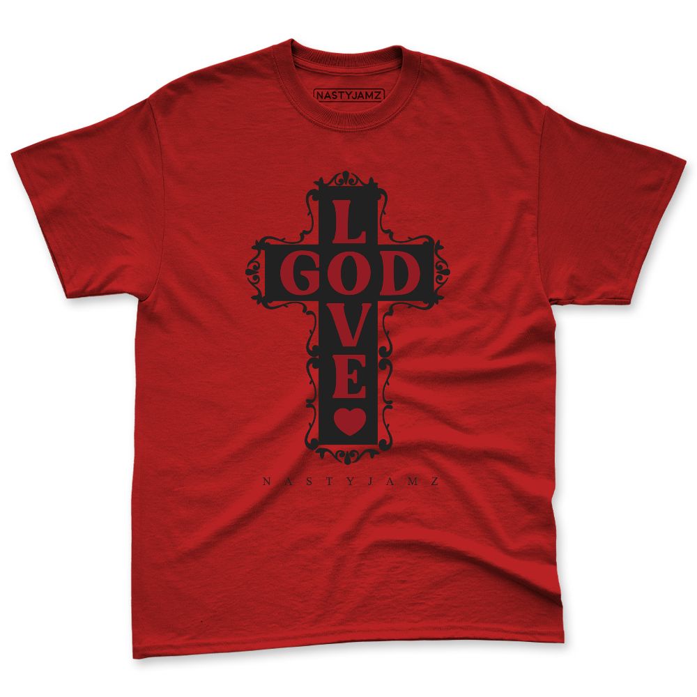 Flu-Game-12s-NastyJamz-Red-Black-White-Premium-T-Shirt-Match-God-Love