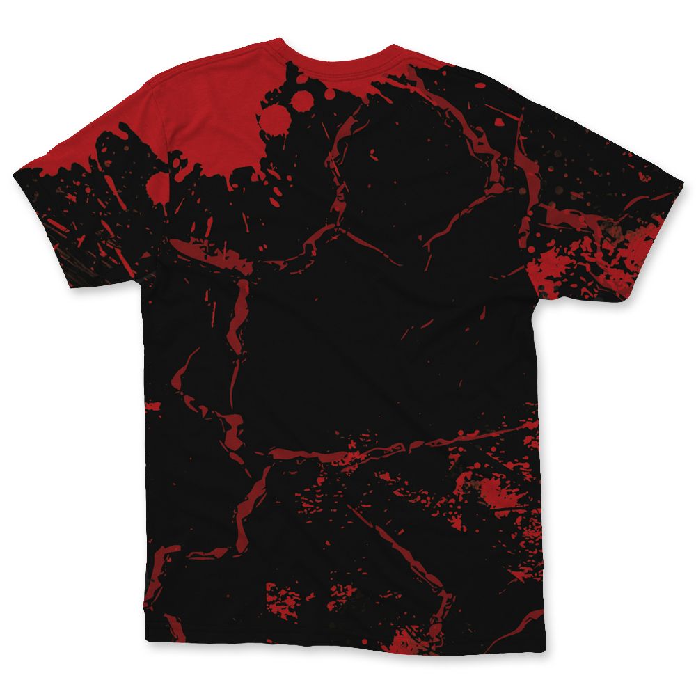 Flu-Game-12s-NastyJamz-Red-Black-T-Shirt-Match-MO-Sneaker-All-Over-Print