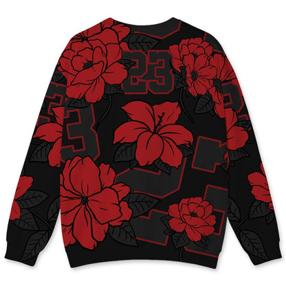 Flu-Game-12s-NastyJamz-Sweatshirt-Match-23-Floral-All-Over-Print-Flower