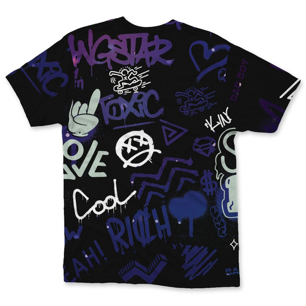 Air-Foamposite-One-Galaxy-NastyJamz-T-Shirt-Match-Graffiti-King-All-Over-Print-Doodle-Style