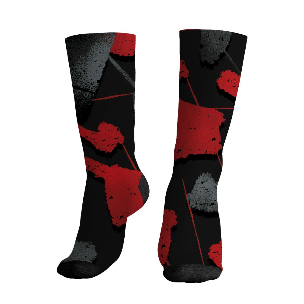 Flu-Game-12s-NastyJamz-Socks-Match-Built-Different-All-Over-Print-Broken