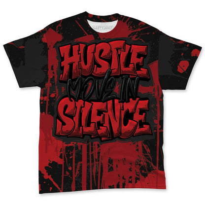 Flu-Game-12s-NastyJamz-Red-Black-T-Shirt-Match-Hustle-Move-In-Silence-All-Over-Print