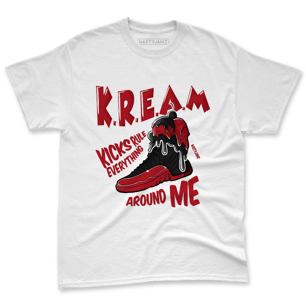 Flu-Game-12s-NastyJamz-Red-Black-White-Premium-T-Shirt-Match-Kream-Sneaker