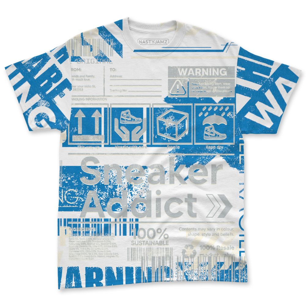 Lucky-Shorts-3s-NastyJamz-T-Shirt-Match-Sneaker-Addict-All-Over-Print-Warning