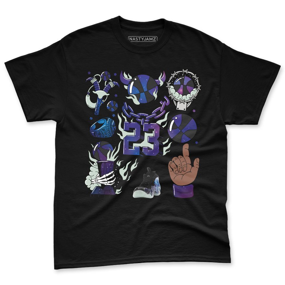 Air-Foamposite-One-Galaxy-NastyJamz-Premium-T-Shirt-Match-Neclaces-Number-23