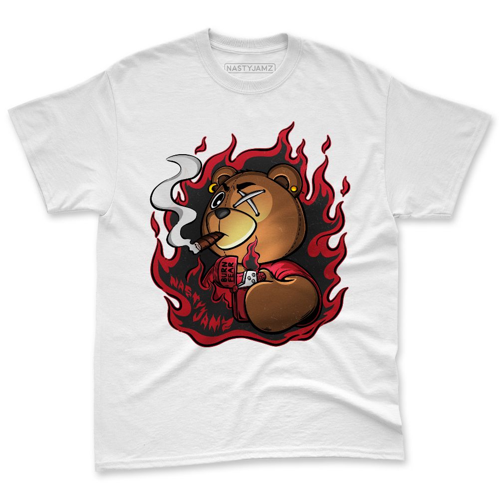 Flu-Game-12s-NastyJamz-Red-Black-White-Premium-T-Shirt-Match-BER-Burn-Fear