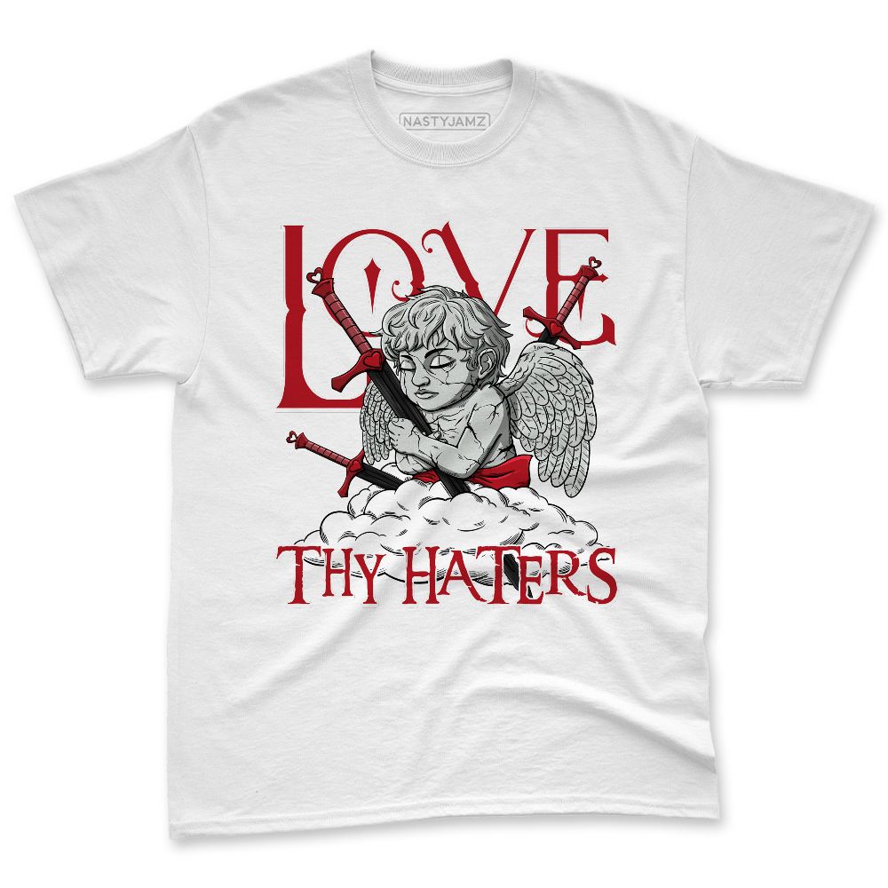 Flu-Game-12s-NastyJamz-Red-Black-White-Premium-T-Shirt-Match-Love-Thy-Haters-Angel