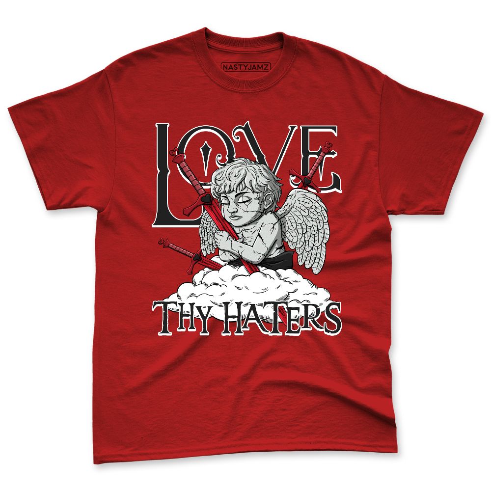 Flu-Game-12s-NastyJamz-Red-Black-White-Premium-T-Shirt-Match-Love-Thy-Haters-Angel