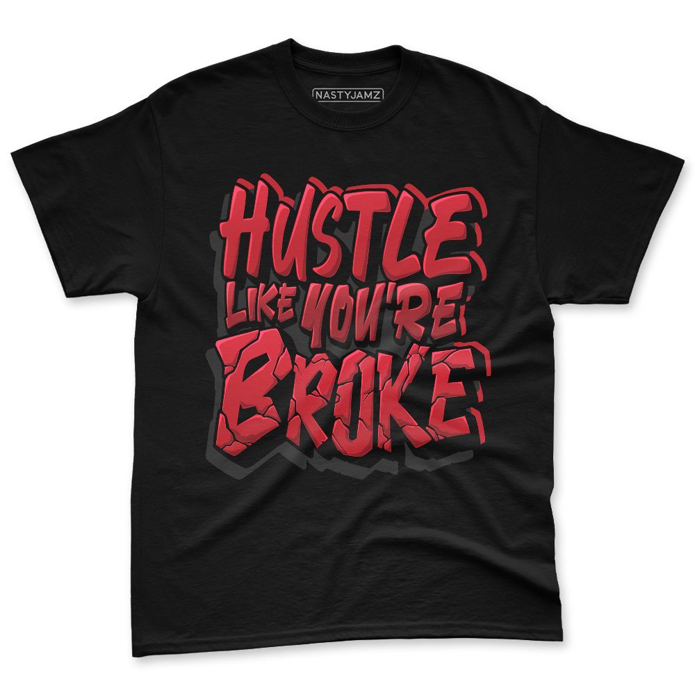 Flu-Game-12s-NastyJamz-Red-Black-White-Premium-T-Shirt-Match-Hustle-Like-Broke