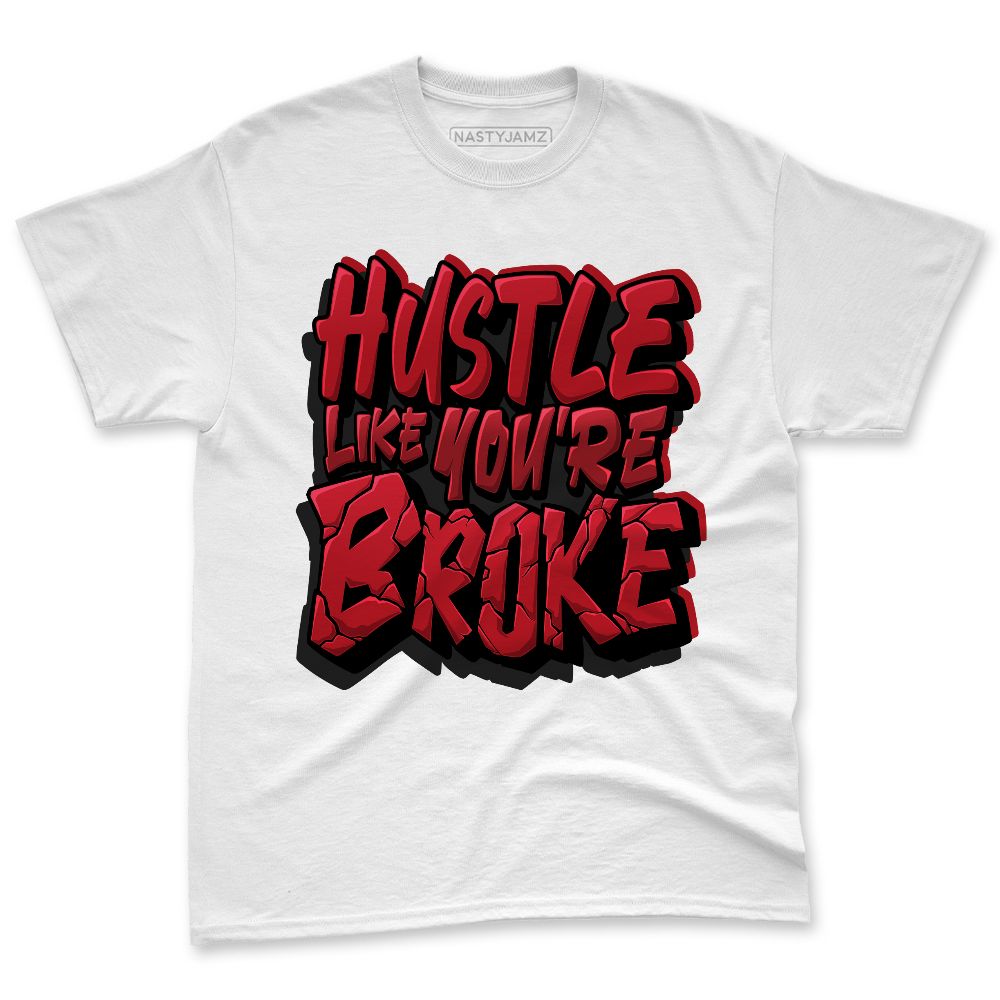 Flu-Game-12s-NastyJamz-Red-Black-White-Premium-T-Shirt-Match-Hustle-Like-Broke