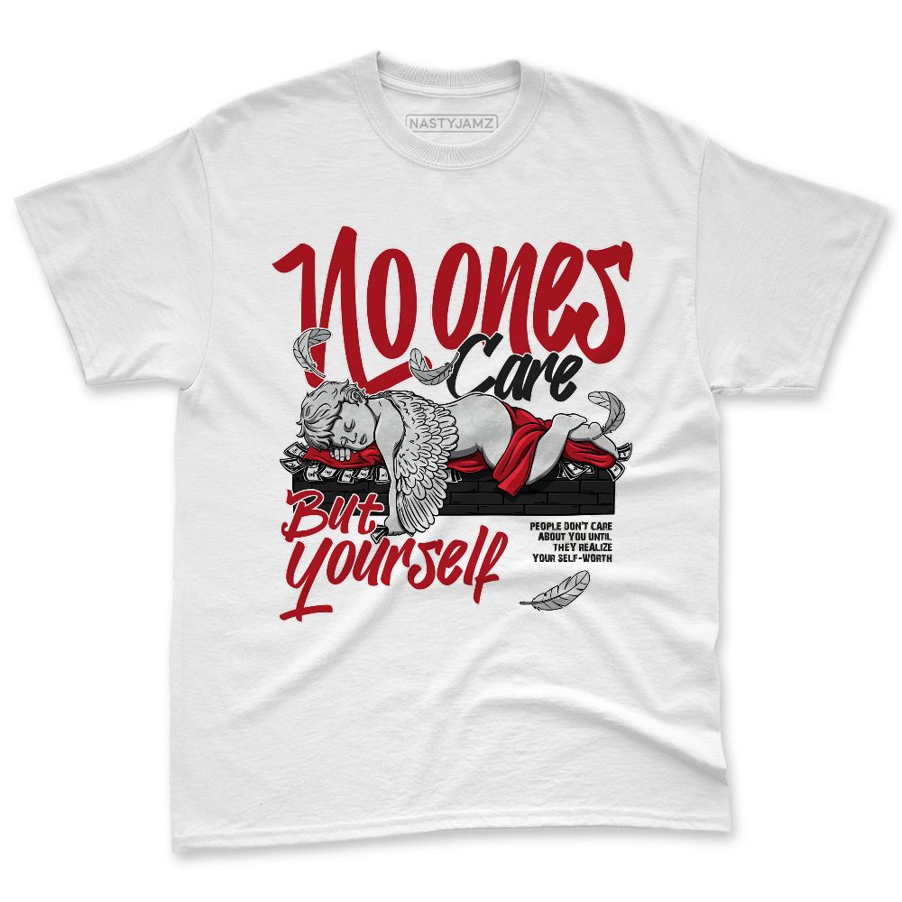 Flu-Game-12s-NastyJamz-Red-Black-White-Premium-T-Shirt-Match-No-Ones-Care