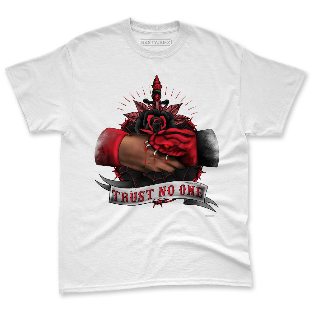 Flu-Game-12s-NastyJamz-Red-Black-White-Premium-T-Shirt-Match-Trust-No-One-Old-School