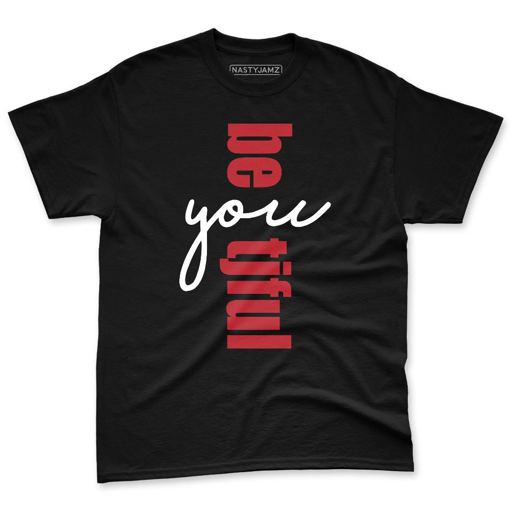 Flu-Game-12s-NastyJamz-Red-Black-White-Premium-T-Shirt-Match-Be-Youtiful