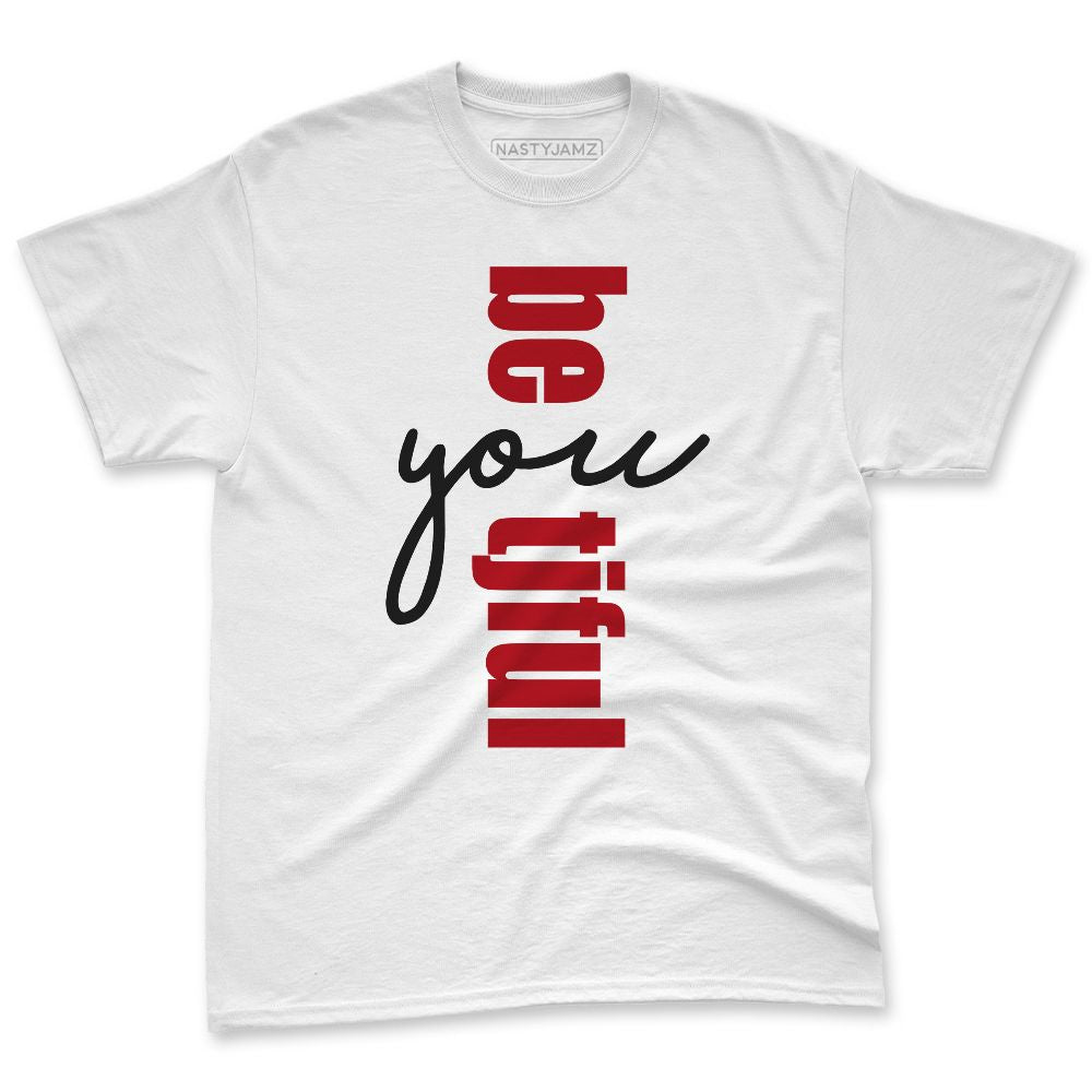 Flu-Game-12s-NastyJamz-Red-Black-White-Premium-T-Shirt-Match-Be-Youtiful