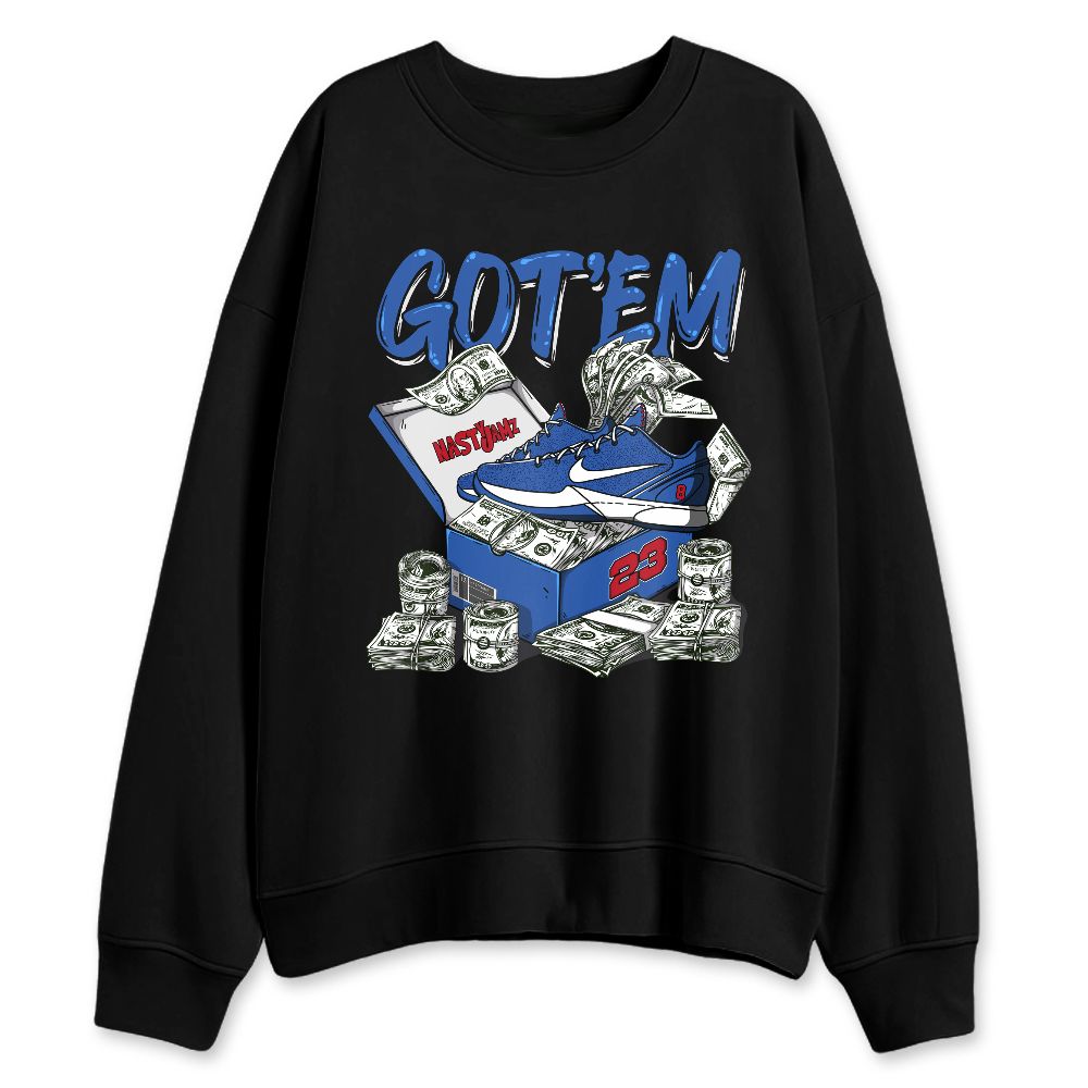 KB-6-Protro-Game-Royal-NastyJamz-Sweatshirt-Match-Dollar-Sneaker-Box