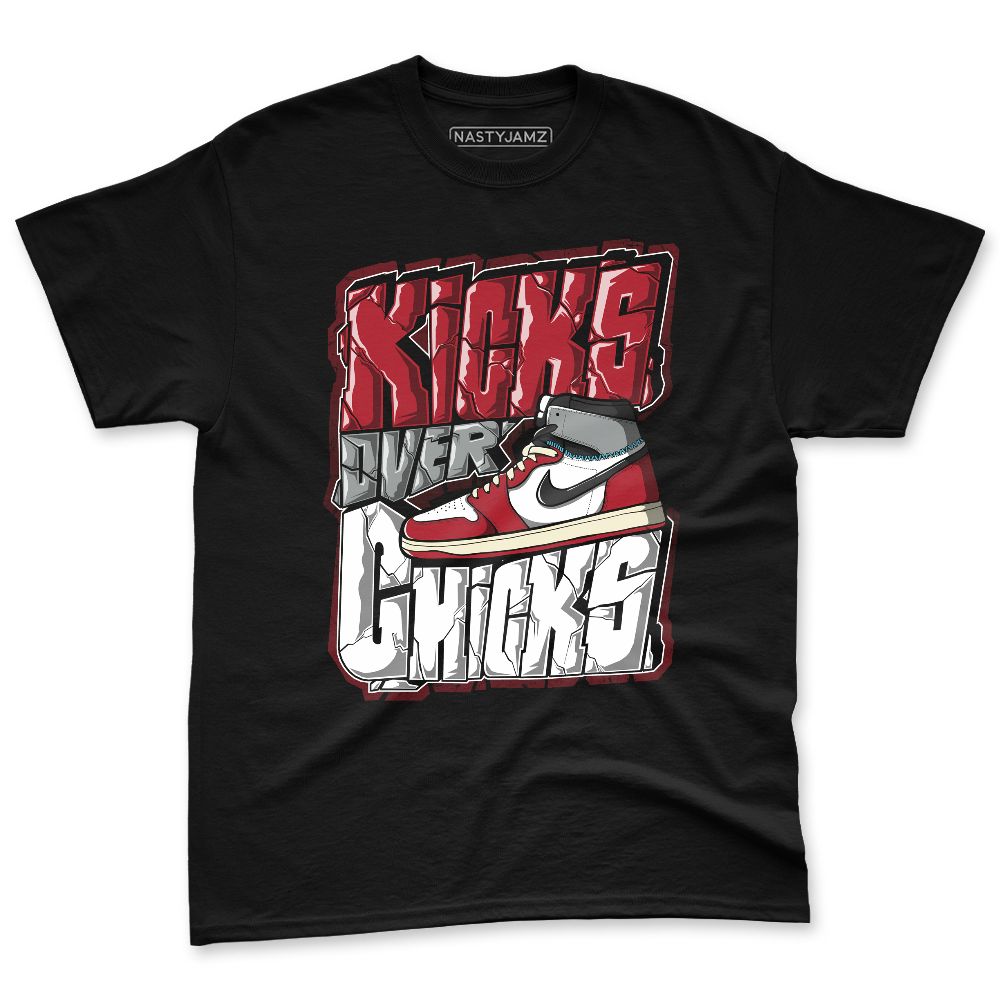 U.nion-Varsity-Red-Shadow-Grey-1s-NastyJamz-Premium-T-Shirt-Match-Kicks-Over-Chicks