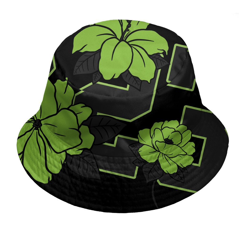 Air-Foamposite-One-Black-Volt-NastyJamz-Bucket-Hat-Match-23-Floral-3D-All-Over-Print-Flower