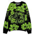 Air-Foamposite-One-Black-Volt-NastyJamz-Sweatshirt-Match-23-Floral-All-Over-Print-Flower
