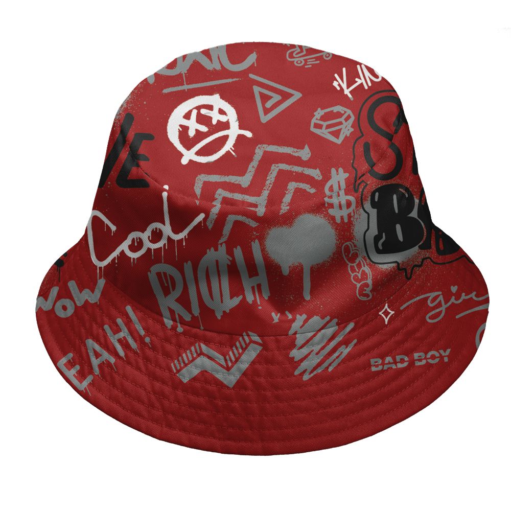 Union-Varsity-Red-Shadow-Grey-1s-NastyJamz-Bucket-Hat-Match-Graffiti-King-3D-All-Over-Print-Doodle-Style